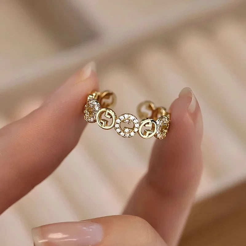 Elegant Zircon Open Ring