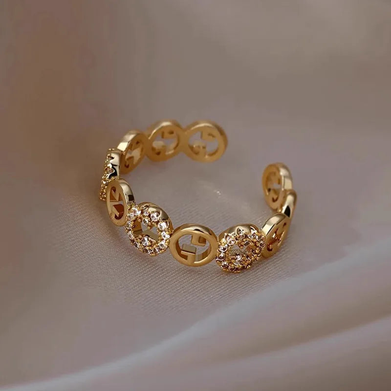 Elegant Zircon Open Ring