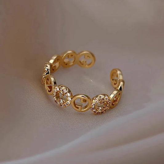 Elegant Zircon Open Ring